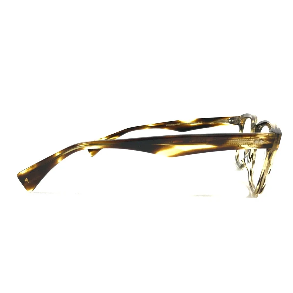 Article One Eyeglasses Frames Whitmore 30 Black Yellow Striped Horn 53-20-145
